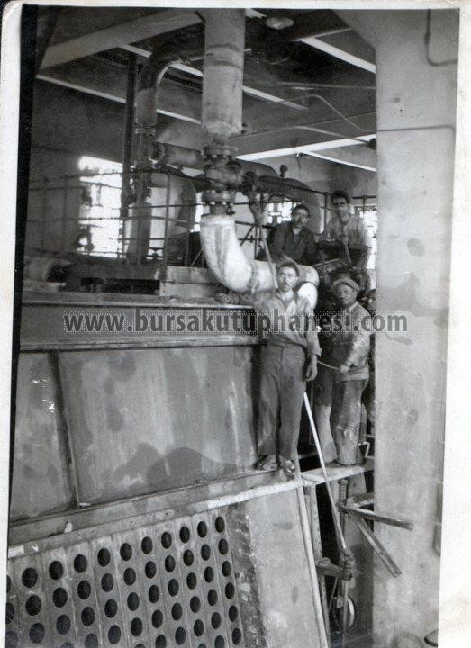 Merinos Fabrikası Makina Enerji Müdürlüğü Santral Kazan Dairesi. 07.07.1950