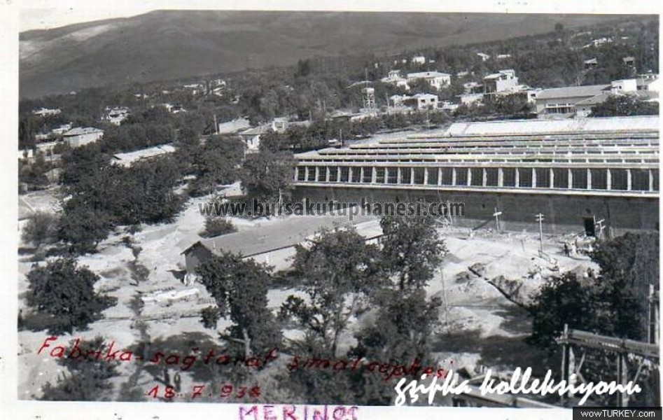 Merinos Fabrikası İnşaatı.