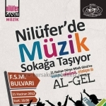 Afiş - Nilüfer'de müzik sokağa taşıyor.