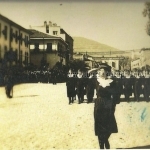 ‎1940lar Bursa Kız Lisesi Öğrencileri tören geçiti EMİNE BAŞ